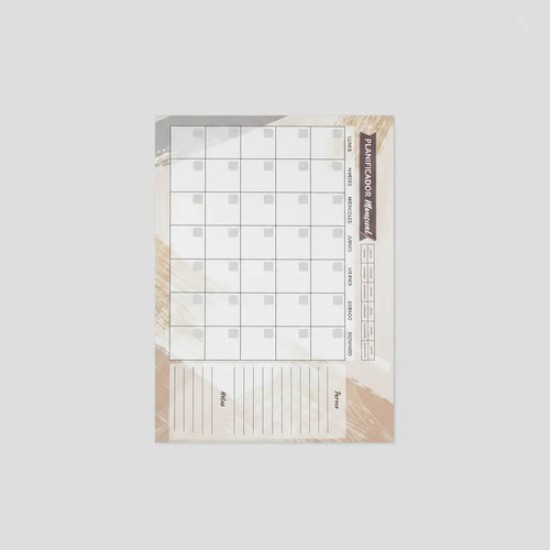 Planificador Mensual Calendario De Tareas A4 50 Hojas 80gr