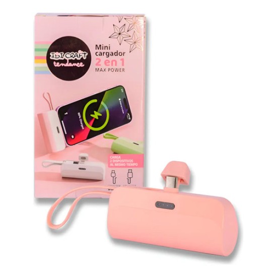 Mini Cargador Inteligente Tendance 2 En 1 iPhone/usb C