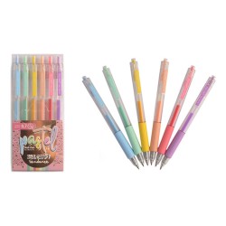 Bolígrafo Retráctil Ibi Craft Tendance Pastel Trazo Suave X6