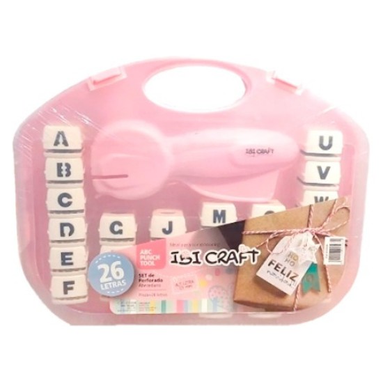 Kit Perforadora Alfabeto 26 + 1 Comprasclick