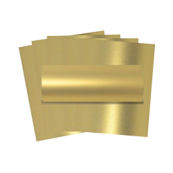 Opalina Metalizada METAL COLOR Dorado 250gr 10 hojas A4