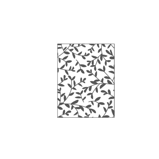 Matriz De Relieve Diseño Brotes Ramas Scrapbooking